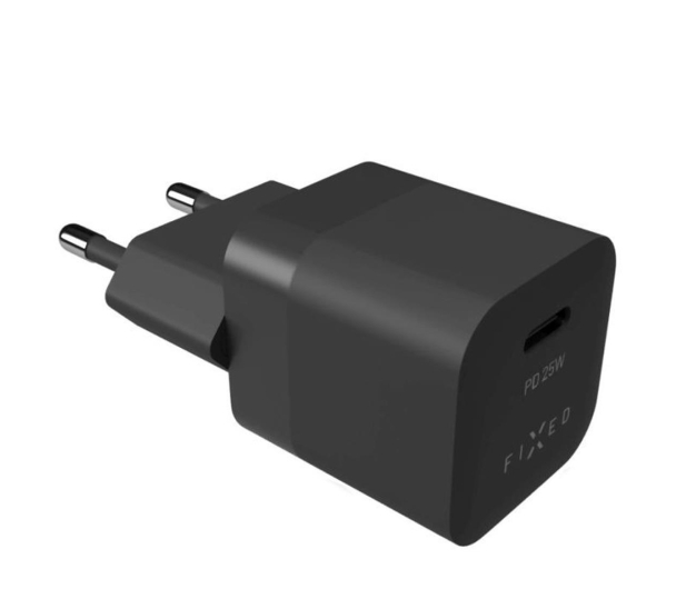 FIXED Ładowarka Sieciowa USB-C Travel Charger 25W czarny FIXC25M-C-BK - 1249165 - zdjęcie